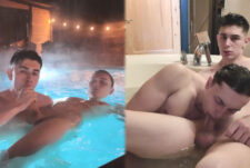 Blowjobs with the boyfriend in the pool and bath – ArthurrTwunk