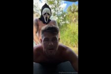 KingLouisIX and TampaTom – A Halloween fuck against the car