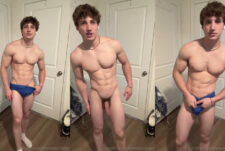 Showing off my muscles in my underwear and jerking off – Benjamin Verbeck (therealbenitalian)