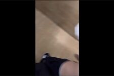 Marcus Dotado gets fucked by a stranger in the toilets