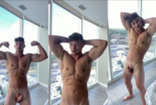 Stroking my dick while showing off my muscular body – Noah Hollendonner