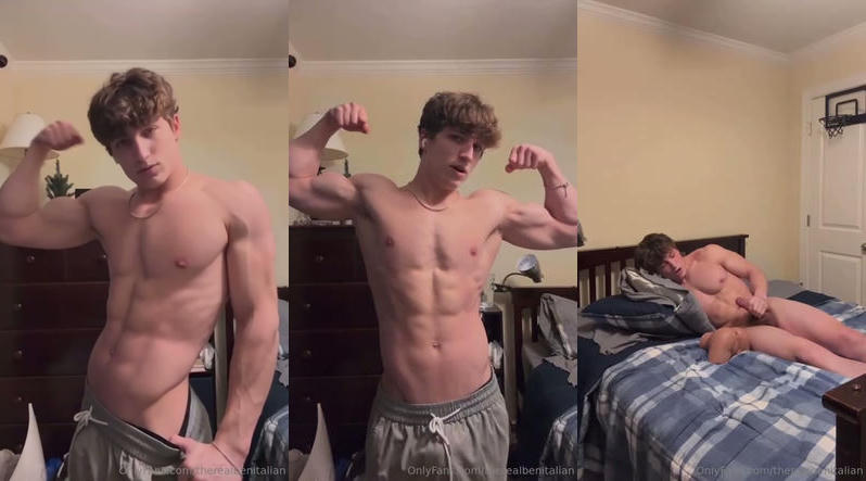 Showing off my young muscular body and fucking my toy – Benjamin Verbeck (therealbenitalian)