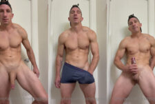 Stroking my big cock till I shoot a thick load – Brody Biggs (brodybiggsvip)