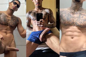 MJ Gomes (mjgoomes021) plays with his cock