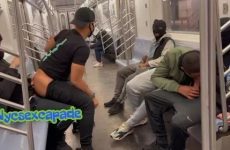 NycSexcapade – Party on the train 3