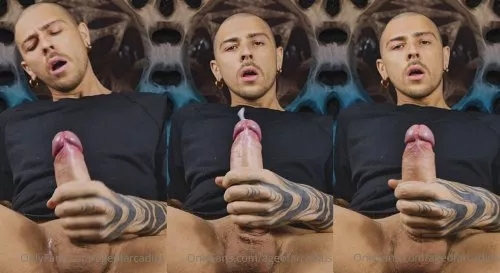 Arcadius jerks off Arcadius jerks off