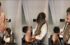 Svandylove – sucking in the bathroom