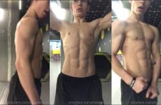 MasterCum works out and touches himself