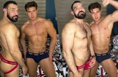 LatinBoy_Andy and Chapocabron fuck on the bed