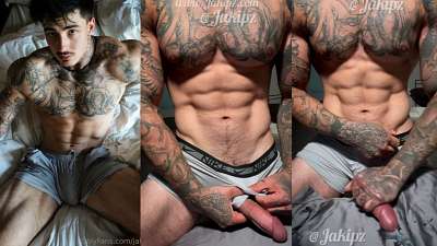 Jake Andrich (Jakipz) shows off his massive cock
