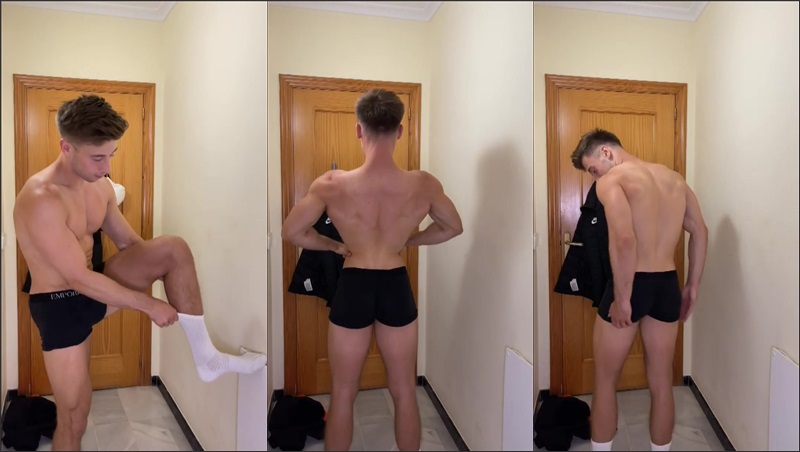 irish-x shows off his fit body and flexes