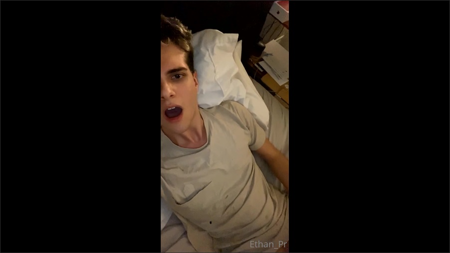 Just busted a huge load all over myself and my face Watch my face as I shoot all over it Dont you w – with Ethan_Pr