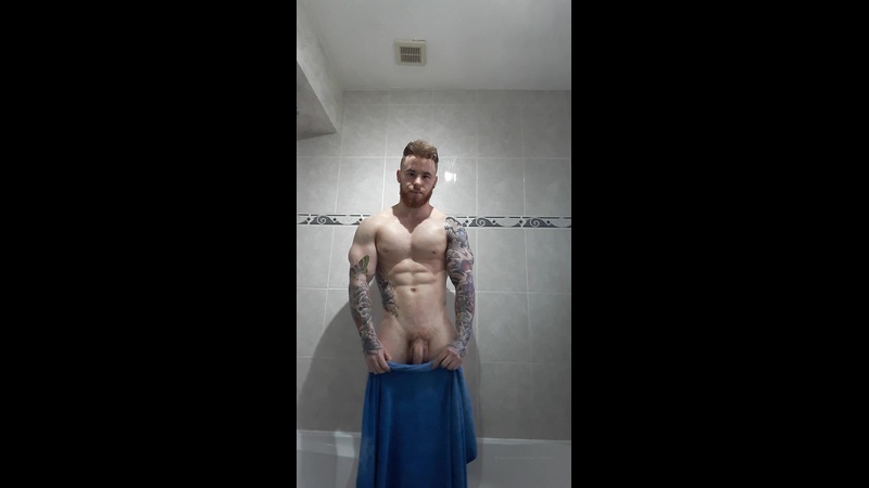 Showing off my muscular body in the shower – Brother 1 – Morgan Brothers (morgan_brothers_)