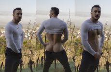 baghira2 – jerking off outside