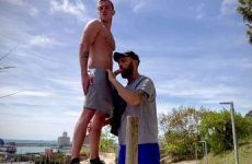 Apolo Adri (Adrian Gomez) and VIciousMen fuck outside