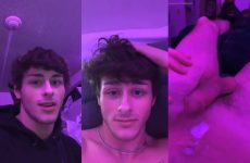 Sexy guy’s erotic tiktoker talk and jerk