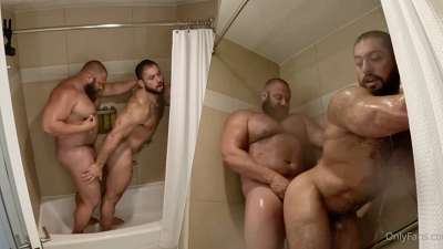 Jack Stacked – My bro Monstah Mike was just looking to hot in the shower so I had to fuck his muscle ass!