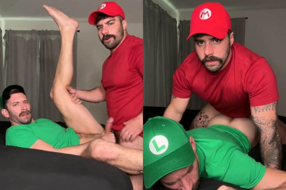 Mario fucks Luigi – Jordan and Kyle fuck – brandtsboys