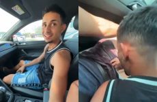 Blowing the uber driver