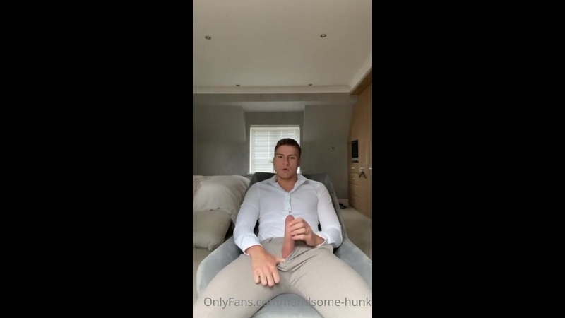 Jerking Off In My Suit And Covering Myself In Cum – Handsome-Hunk