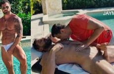 Jay M4M and Fitcamguy – jerk by the pool