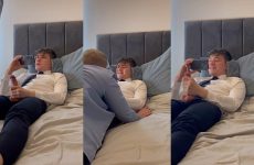 Schoolmate gets a blowjob