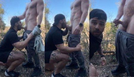 Brandtsboys – Brandt Gave Me A Facial On A Busy Trail Behind His House