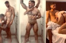 Pedro Gyn and John Vyktory fuck after a shower