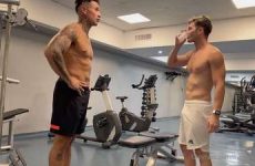 Gian Luca fucks Franco Arias after a workout