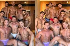 Thiago Lazzarato, Kaden Hylls, PoloxxxFans, Axel Rockham, Harold Lopez, Carlos Magati, Sumner Blayne and Liam Galty have an orgy