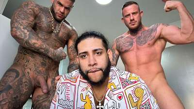 EJOnDemonTime, Big Harry and Big Liam – kitchen blowjobs