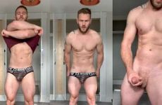 dcbrne jerks off in the light