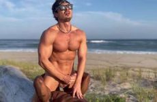 Alex Kof and Jonzu dreamy fuck on the beach