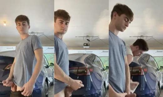 TheStepBrothers – jerking while cleaning the car