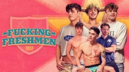 Jake Preston, Seth Peterson, Danny Fantasy, Cody Seiya, Johnny Donovan, Finn August -Fucking Freshmen – Uncut