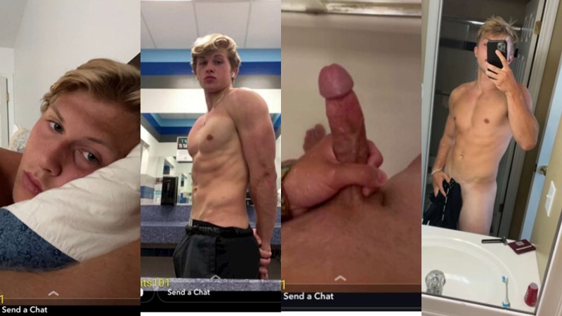 Blonde athelete “Tim” – leaked jerk videos