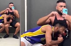 Fucking in the public bathroom