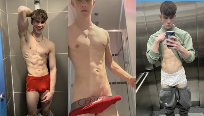 Influencer Ted Cordery (corderyfit) jerks off