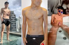 Allan Ozaki – jerking and sucking together ends with a facial