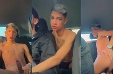 Jerking in the back of the uber and getting fingered