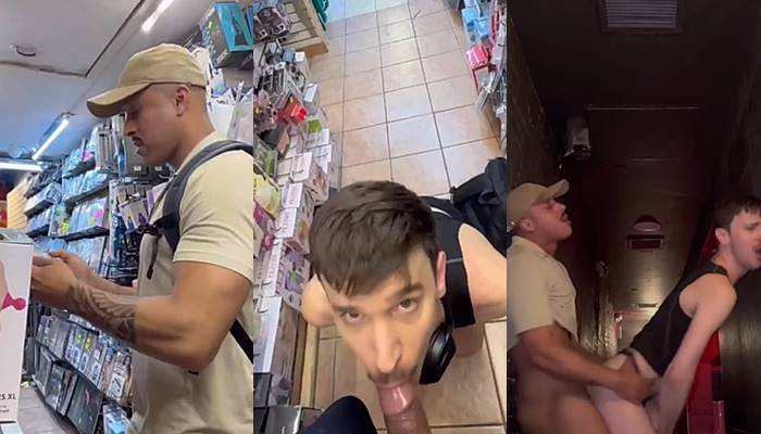 Diego Barros (dibarros1) – sucking and fucking at the store