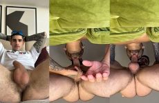 Watch a cock get sucked from above you