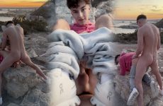 Alo_Twink and Oskarx fuck at the overlook at sunset