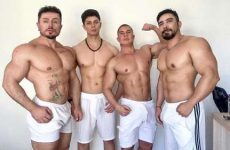 Muscle Domination and Raw Bareback Orgy in RawFuck Club – Derek Dunsen, Pietro Daren, Rei Leonardi, Rudo incineroar