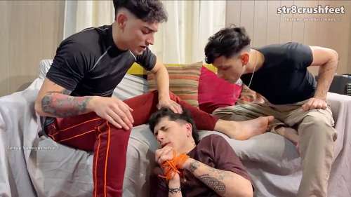 Str8CrushFeet – Stupid boy completly destroyed and crushed under alpha God’s feet and asses – Cody D Ft Alpha Abraham