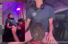 JackTwinkie and AJ put on a webcam show