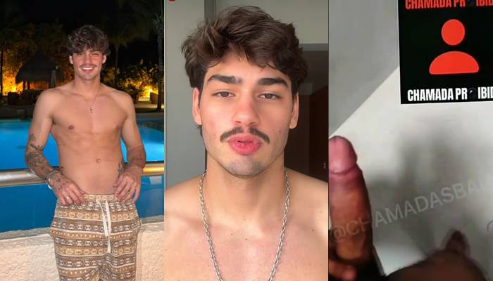 Ulisses DJ shows off his cock in the shower