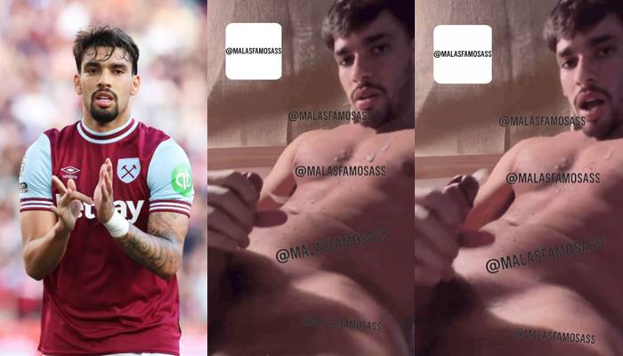 Lucas Paqueta jerks and cums