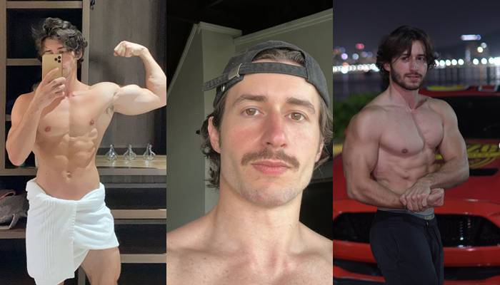 Influencer Gabriel Breier jerks off