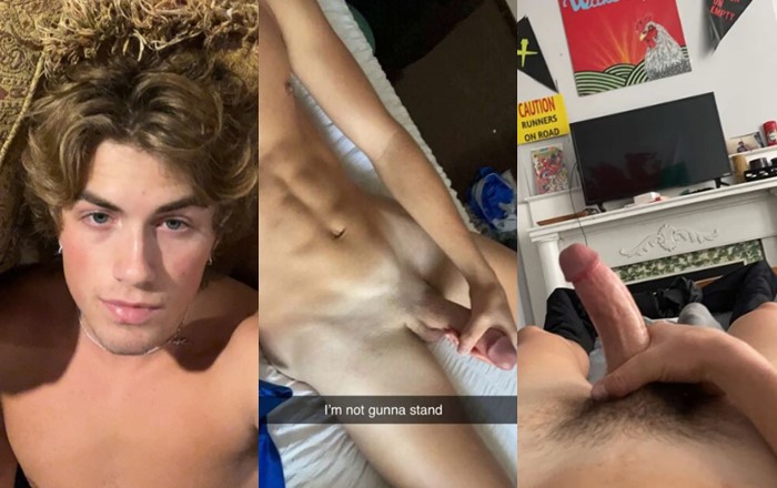 College hunk (shanekwilliams) shows off his cock – a compilation